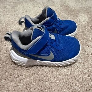 Toddler Nike Revolution  Game Royal/LT Smoke Gr Wh Size 6C